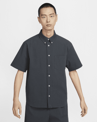 ★NIKE★LIFE SHORT SLEEVE ニットトップ★追跡可 Nike Life Men's Short-Sleeve Knit Top. Nike JP